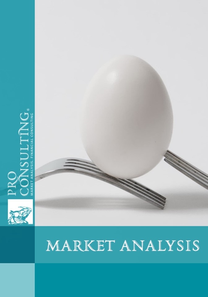 Market research report on eggs and egg products in Ukraine. 2014